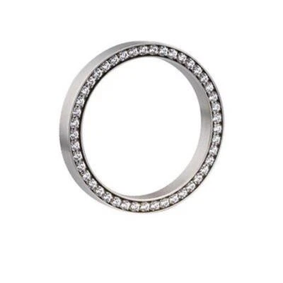 Ernstes Design Anh�nger AN307.1 .2 .3 .4 Edelstahl Zirkonia wei� 17 mm - 33 mm - Bild 1 von 3