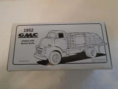 1st GEAR 1952 GMC FLAT BED 1/34 SCALE HERSEY'S  - Image 1 of 4