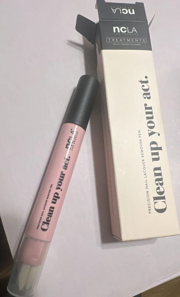 Pluma removedora de esmalte de uñas NCLA Precision Clean Up Your Act tamaño completo nueva en caja Foto 1 de 4