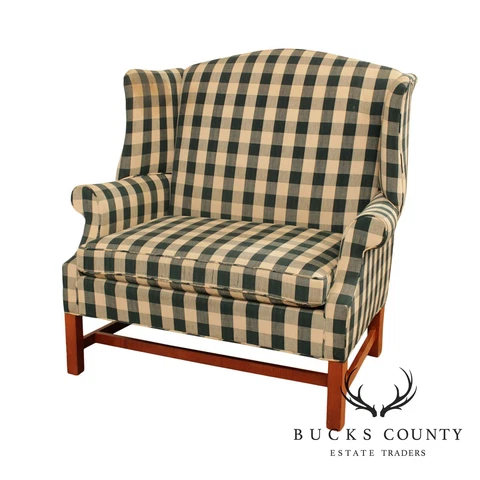 Johnston Benchworks Chippendale Style Chair and a Half Wing Chair Cover