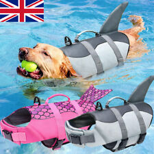 Pet Dog Puppy Life Jacket Buoyancy Aid Breed Shark Fin Swimming & Boating Vest