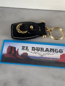 PORTACHIAVI IN CUOIO nero EL DURANGO TIPO 67 nuovi confezionati - Imagen 1 de 4