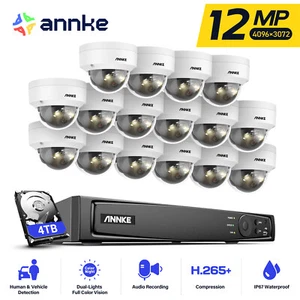 ANNKE 16CH NVR 12MP PoE AI Color Night Security IP Camera System Human Detection - Picture 1 of 20