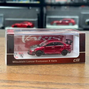 CM 1/64 Scale Mitsubishi Lancer EVO X Varis Red Diecast Car Model Collection - Picture 1 of 7