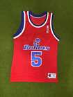 90s Washington Bullets - Juwan Howard #5 - Champion - Vintage NBA Jersey (36)