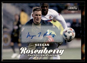 2017 Topps Stadium Club MLS Soccer AUTO #15 Keegan Rosenberry Philadelphia Union - Picture 1 of 2