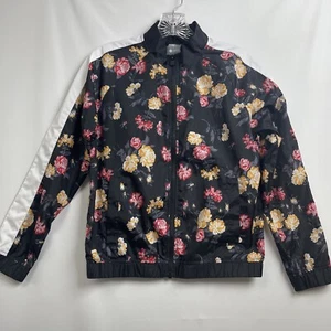 Zella girls 14/16 XL bomber jacket youth Rain Jacket Floral lightweight - Picture 1 of 10