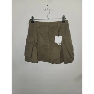 Zara girls skirt pockets 11-12 152 navy green NwT - Picture 1 of 3