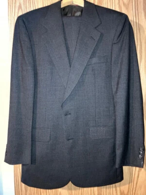 TRAJE NEGRO HOMBRE VINTAGE de BOTANY 500 COUTURE (TALLA 40R - PANTALÓN 34/32) Foto 1 de 4