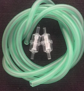 Tubo Benzina silicone 6x9 2 Mt.+ 3 Filtri Benzina Diam.6 - Picture 1 of 1