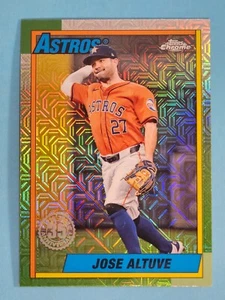 2025 Topps Series 1 35th Anniversary Chrome MOJO Jose Altuve Astros #T90C-79 - Picture 1 of 2