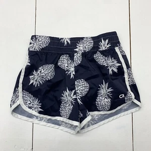 Gap Fit Kids Dark Blue Pineapple Print Athletic Shorts size Medium - Picture 1 of 5