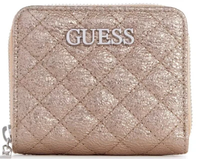 NUEVA CARTERA PARA MUJER ADIVINA acolchada con diamantes metálicos pequeña con cremallera alrededor Foto 1 de 3