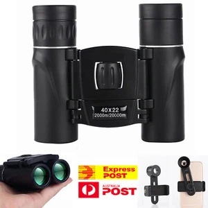 40x22 Binoculars High Power HD Hunting Optical Telescope Fold Night Vision 2000M - Picture 1 of 10