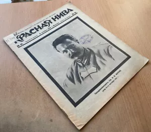 Krasnaya Niva. Illustrated magazine. Moscow. N 46. November 8, 1925 - Picture 1 of 9