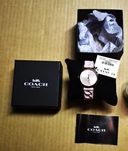 Coach Women's Analog Maddy Watch w/ Off-White Strap NWT - Picture 1 of 5