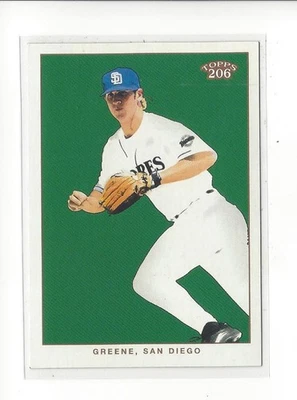 2002 Topps 206 #428A Khalil Greene (Green) RC Rookie Padres - Image 1 of 2