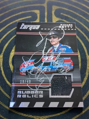 Richard Petty Signed 2016 Panini Torque Rubber Relics /49 - Image 1 of 4