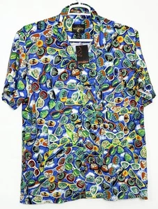 Bayou Wear New Orleans Jazz Shirt Colorful Sunglasses XL Beautiful Buttons NWT - Bild 1 von 6