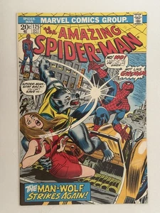 Amazing Spider-Man #125 - STUNNING VF/NM 9.0 - 2nd App Man Wolf - Marvel 1973 - Picture 1 of 4