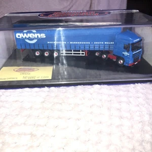 OXFORD HAULAGE COMPANY DAF09CS 'DAF OWENS CURTAINSIDE' 1:76 Excellent - Picture 1 of 7