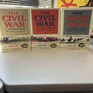 Great Condition The Civil War: A Narrative by Shelby Foote 3 Vol Set Hardcover - Bild 1 von 6