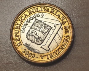 Venezuela 2009 1 Bolivar Bimetall - Bild 1 von 2