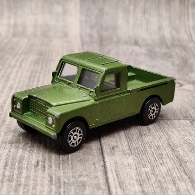 AUTO CORGI JUNIORS LAND ROVER VERDE/VERDE MADE IN GT BRITAIN - Immagine 1 di 4