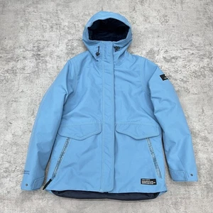 Craghoppers Womens UK 10 Caldbeck Waterproof Puffer Down Hood Jacket Coat Blue - Picture 1 of 10