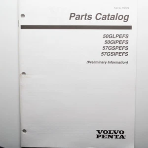 Volvo Penta Parts Catalog 50 GLPEFS 50GIPEFS 57GSPEFS 57GSIPEFS 7797478 1999 - Bild 1 von 10