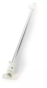 White 21.75" / 55.5cm Foldable Aluminum Flag Pole For Boat Yacht Marine Deck RV - Bild 1 von 1