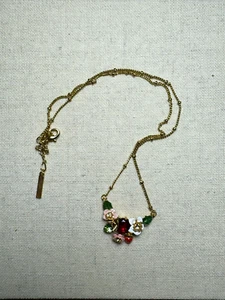 Personalisierte Halskette mit Erdbeer und Bienen, Emaille Glasur - Bild 1 von 2