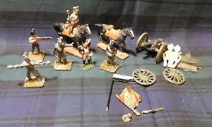 Figuras en miniatura Prince August 25 mm Waterloo British Artillery Crew - Imagen 1 de 5