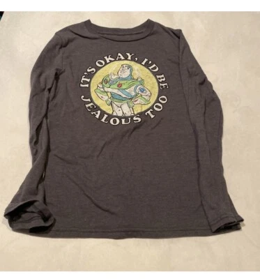 迪士尼玩具总动员巴斯光年男孩长袖衬衫 - M 码 — 第 1/3 张图片