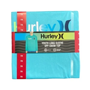 Hurley Youth Boy's UPF 50+ Long Sleeve Rash Guard Swim Top - Picture 1 of 7