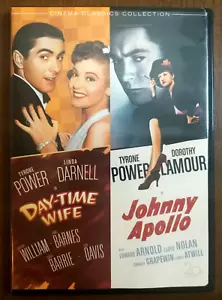 Day-Time Wife / Johnny Apollo (1939/41) - USA DVD Region 1 - Tyrone Power Double - Picture 1 of 4