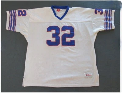 Camisa Jersey De Colección Wilson Buffalo Bills OJ Simpson #32 Malla Blanca Para Hombres 56 Foto 1 de 4