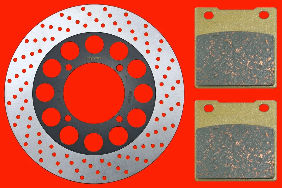 Disco y pastillas de freno trasero se adaptan a GS500E (1989-2008) de stock Foto 1 de 1