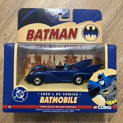 Corgi 2005 Batman 1960s DC Comics Batmobile Model 77320 - Image 1 of 4