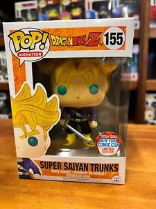 Pop Animation Super Saiyan Trunks 155 NYCC 2016 Funko Pop Vinilo EMBALAJE EXPERTO - Imagen 1 de 7