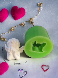 Molde de silicona mate molde de fundición esculturas pequeño ángel ángel (016) - Imagen 1 de 3