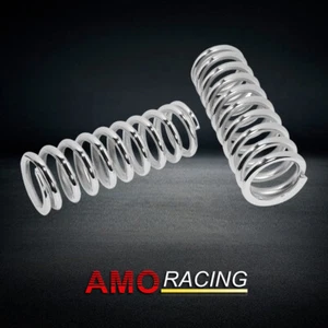 10" Chrome Steel Tall Coil Over Shock Springs Kit 2 1/2" ID 200 LBS Rate - Picture 1 of 5