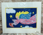 Sonia Robinson Guardian Angel Lithograph Matted Key West Art Gallery 15.5" x 10"
