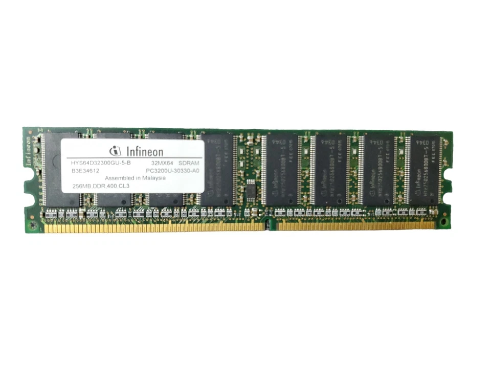 Infineon HYS64D32300GU 5-B 256MB DDR 400 Memory RAM - Image 1 of 1
