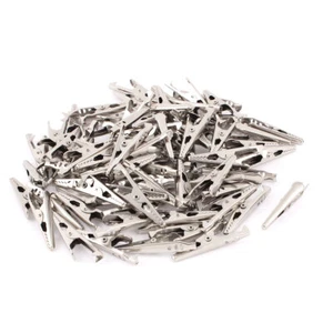 90pcs Mini cocodrilo eléctrico / cocodrilo clip de prueba abrazadera mandíbula 10x42mm - Imagen 1 de 1