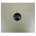 Personal Steering Wheel Horn Button - Black With Silver Audi Logo Made In Italy