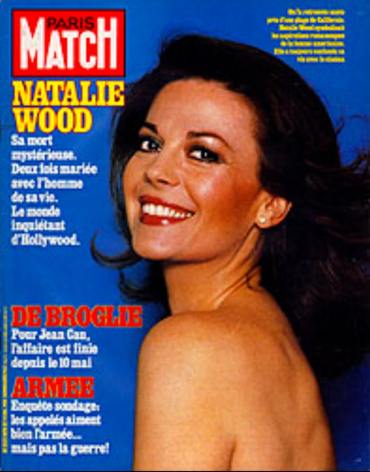 Paris Match n° 1698 du 11 décembre 1981 - Mort de Natalie Wood / Jacques Mesrine - Photo 1/1