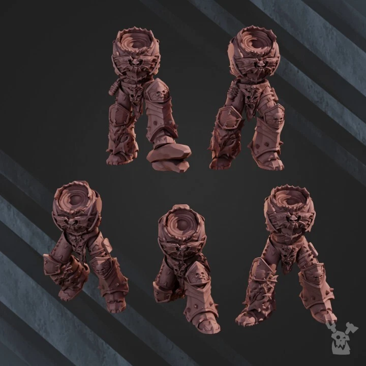 Set (2) of 5 Nocturnal Bodies DakkaDakka Store/Sci-fi/Table top Miniature