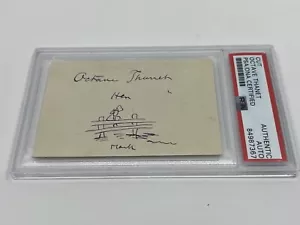Octave Thanet Alice French Novelist Writer Author Signed Autograph Cut PSA DNA - Picture 1 of 1