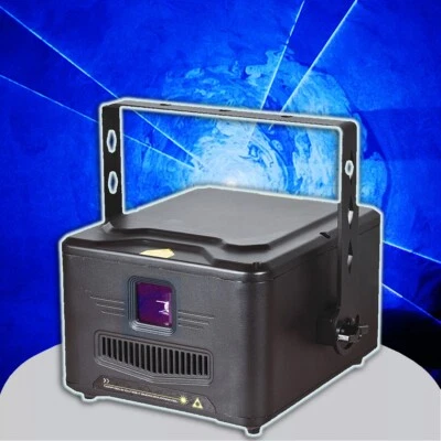 10W RGB DMX Laser Projector w/ 3D Animation for Weddings, Clubs, Stage Events - Image 1 of 4